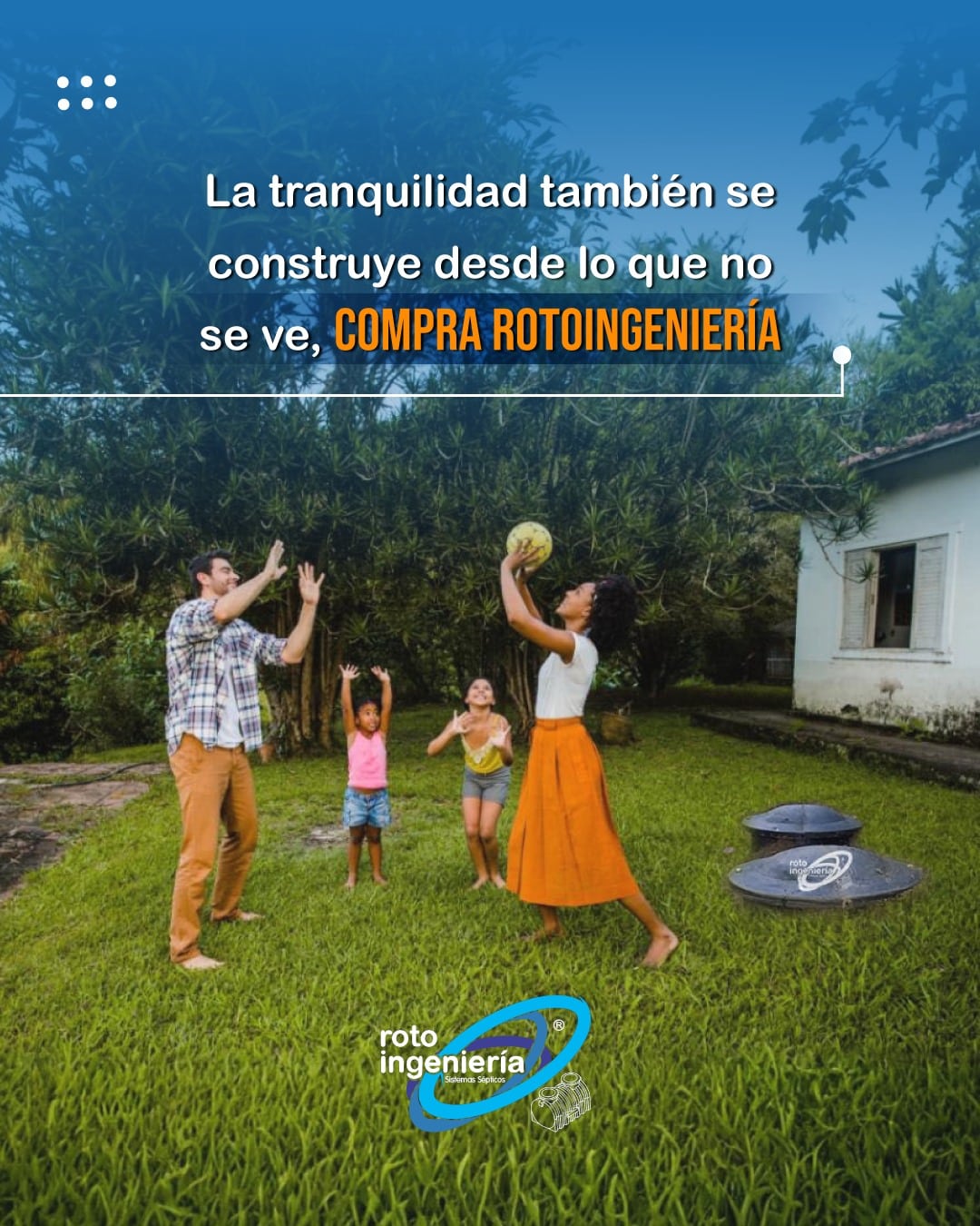 Cuando un sistema séptico funciona correctamente, nadie piensa en él.
No hay olores, no hay reboses, no hay problemas.

𝗘𝘀𝗮 𝘁𝗿𝗮𝗻𝗾𝘂𝗶𝗹𝗶𝗱𝗮𝗱 𝗻𝗼 𝗲𝘀 𝗰𝗮𝘀𝘂𝗮𝗹𝗶𝗱𝗮𝗱.
𝗘𝘀 𝗲𝗹 𝗿𝗲𝘀𝘂𝗹𝘁𝗮𝗱𝗼 𝗱𝗲 𝗲𝗹𝗲𝗴𝗶𝗿 𝘂𝗻 𝘀𝗶𝘀𝘁𝗲𝗺𝗮 𝗯𝗶𝗲𝗻 𝗱𝗶𝘀𝗲𝗻̃𝗮𝗱𝗼 𝘆 𝗰𝗼𝗻𝘀𝘁𝗿𝘂𝗶𝗱𝗼 𝗽𝗮𝗿𝗮 𝗱𝘂𝗿𝗮𝗿.

📩 Consulta el sistema adecuado para tu predio o proyecto.

☎️ 6044443835 📲3042194758 o visítanos en nuestro punto de venta 📌Carrera 50 N° 79S 15 Bodega 5A. Promisión. La Estrella, Antioquia. 

#Rotoingeniería #AguasResiduales #TratamientoBiológico #CuidadoDelAgua #VidaQueNace #FuturoSostenible #rotomoldeo